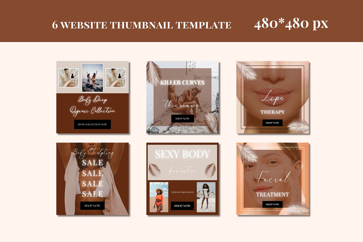 Canva Website Banner Templates -Bold preview 6
