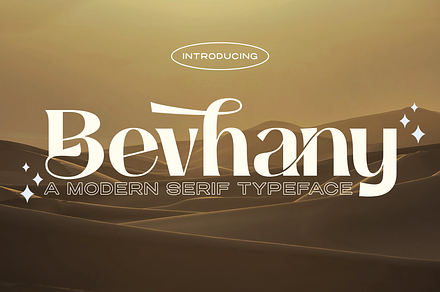 Bevhany Modern Serif Font