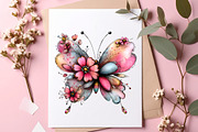 Whimsical spring Butterfly Clipart, an Illustration by SinaCreation (Thumbnail 9 of 11)