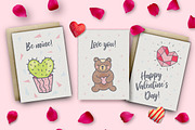 Valentine Clipart Bundle, a Decorative Illustration by martynmarin (Thumbnail 3 of 4)