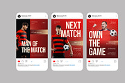 Red Bold World Cup Instagram Post, a Social Media Template by Neermana (Thumbnail 3 of 4)