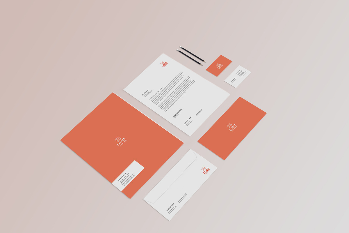Stationary Mockup Design Template, a Pens & Pencil Mockup by alimran24 (Photo 3 of 11)