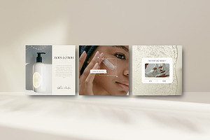 CANVA / Skin Care Social Media Pack