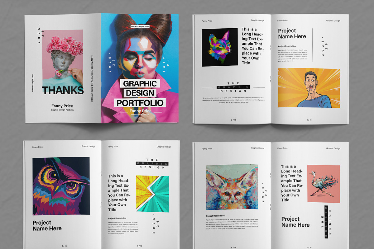 Graphic Designer Portfolio Layout, a Brochure Template by ContestDesign (Photo 2 of 3)