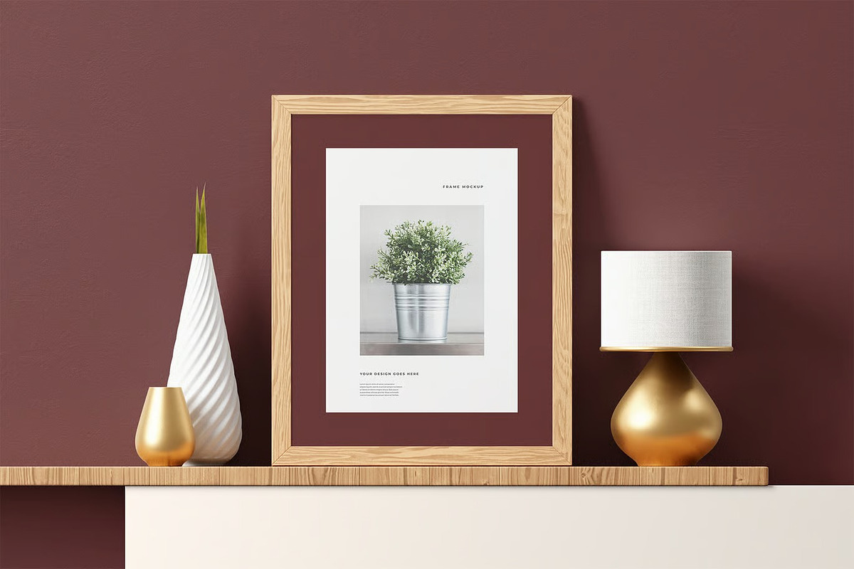 High Quality Frame Mockup, an Advertising Mockup by zpackcreative (Photo 1 of 4)