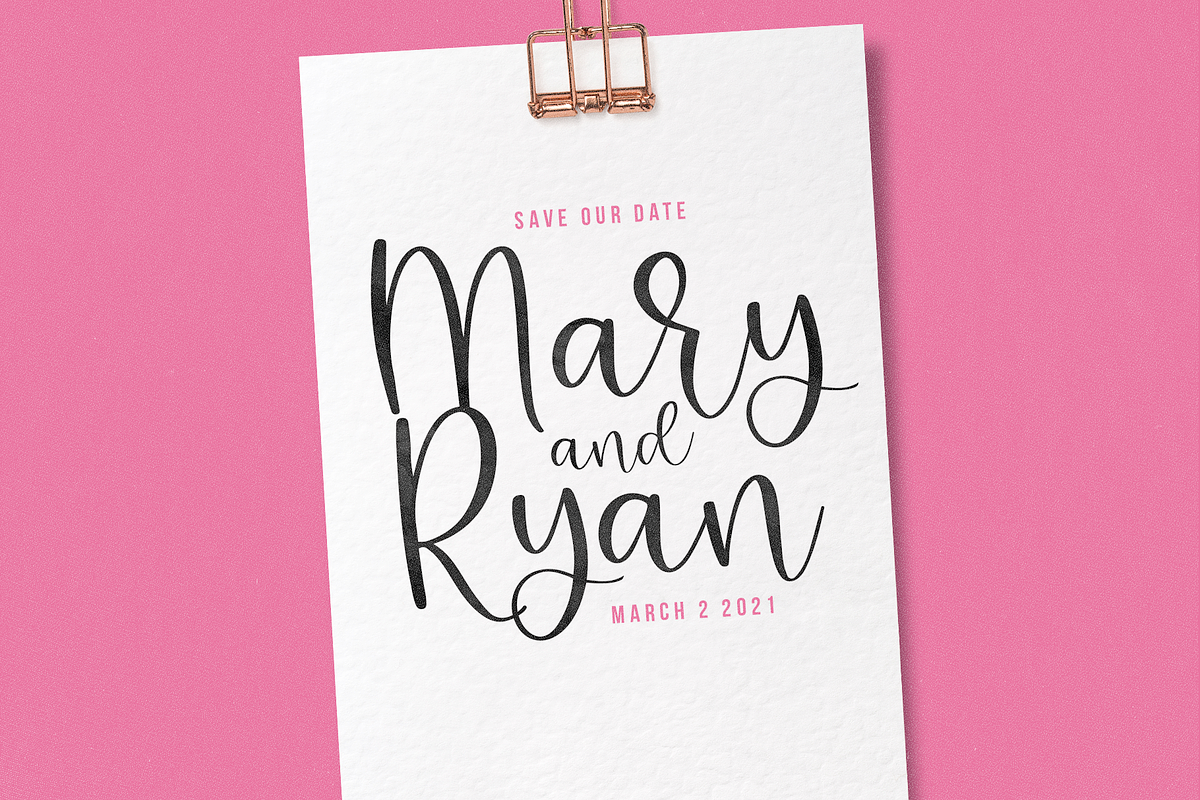 Kindheart | Handwritten Script Font preview 4