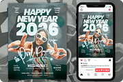 New Year Event Flyer, a Flyer Template by regalDRAW (Thumbnail 4 of 4)