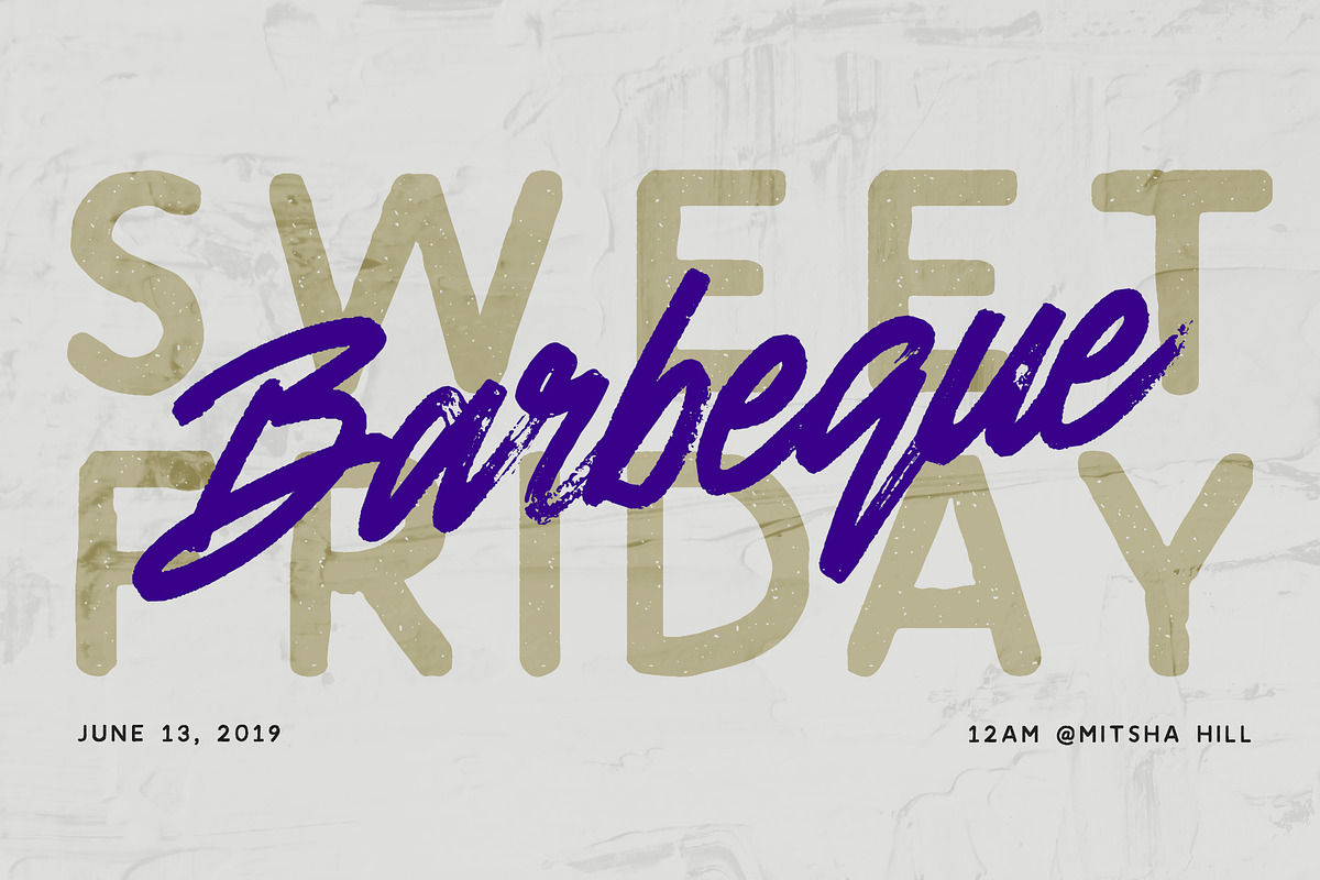 Amnesty - Handwritten Font Duo preview 2