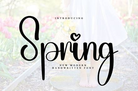 Spring, a Handwritten Font by FreshTypeINK