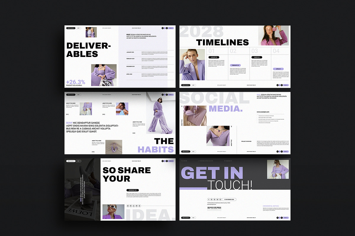 Creative Brief Presentation Template, a Presentation Template by TemplateFolio-Shop (Photo 9 of 11)