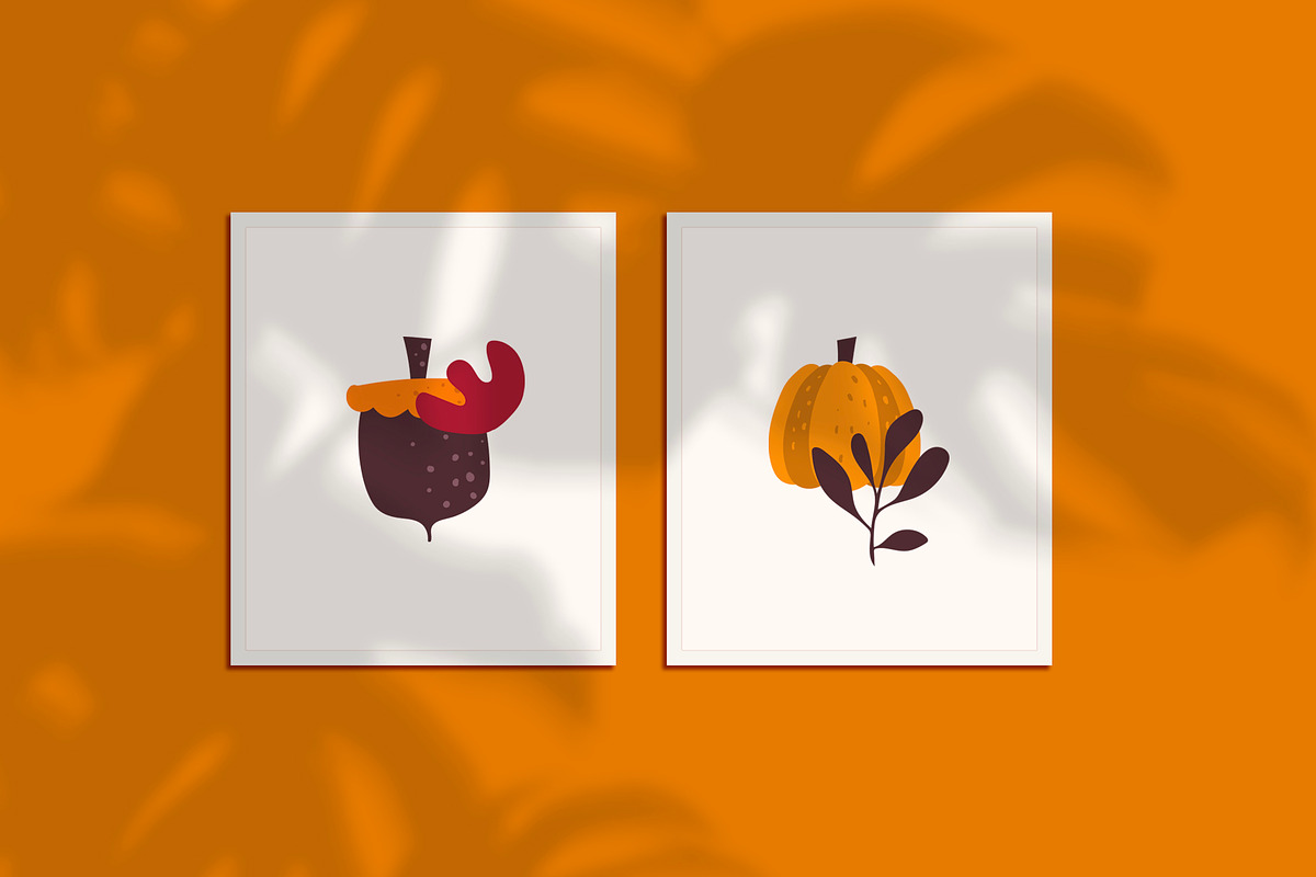 Fall Autumn Vector Element, an Object Graphic by Firman Bayu (Photo 2 of 7)
