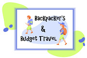 Traveling People Vector Illustration, a Person Illustration by RabbitAndPencil (Thumbnail 6 of 7)