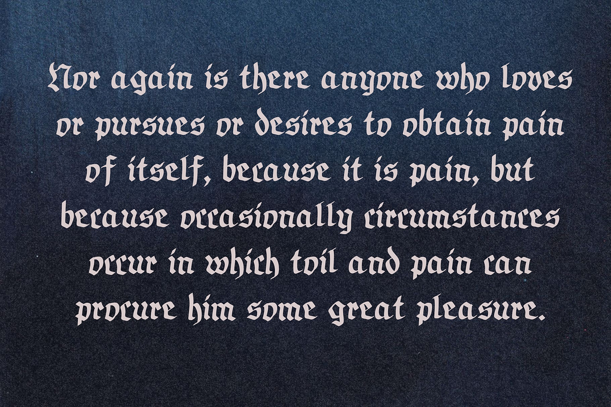 Nosticfer Gothic Handwritten Font, a Blackletter Font by Ashiya Pixel (Photo 8 of 11)