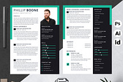 Cute Resume Template, a Resume Template by Attractive Resume (Thumbnail 2 of 3)
