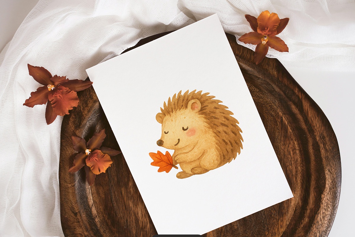Autumn Elements - Cute Fall PNG, an Animal Illustration by PaintPixelCo (Photo 5 of 10)