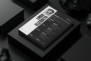 Letterhead CV Modern Resume Template, a Resume Template by NorthPeak (Thumbnail 4 of 6)