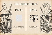 Woodland Ink Illustration Bundle, a Decorative Illustration by Dervik Art Store (Thumbnail 10 of 10)