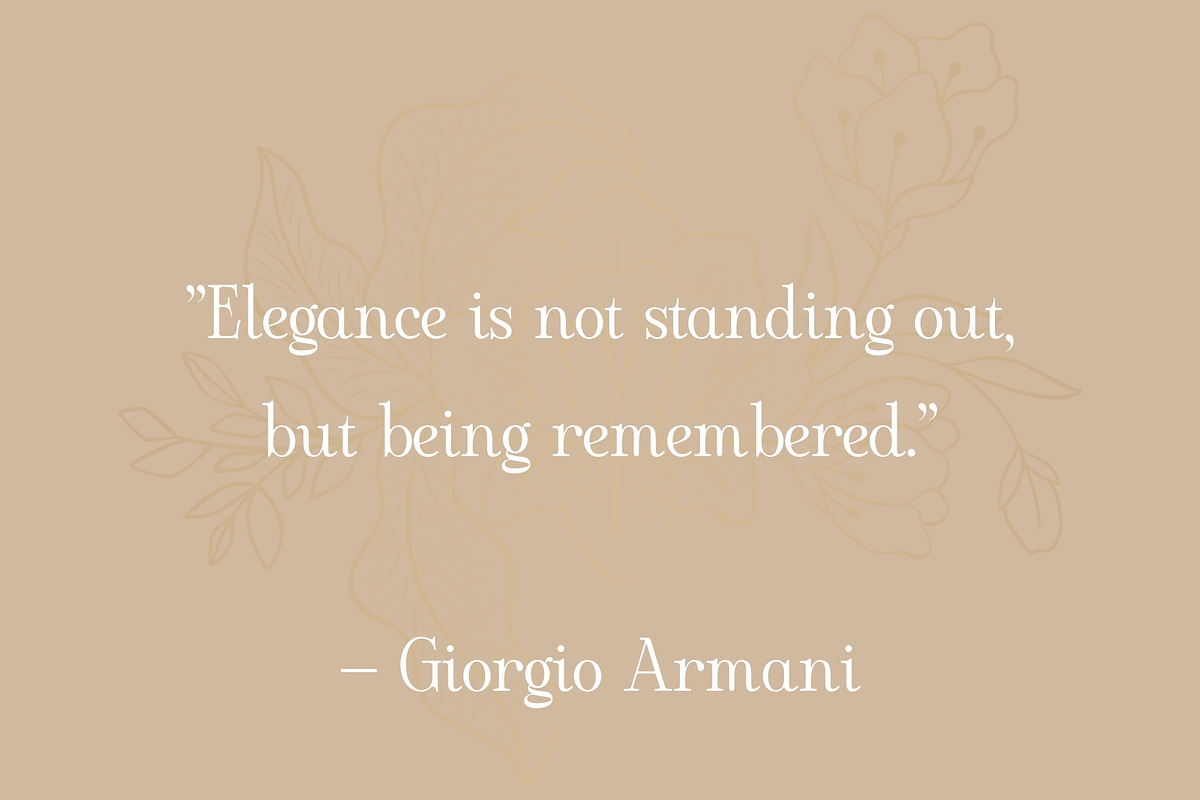 Champagne Royale – Luxury Serif, a Serif Font by HipFonts (Photo 7 of 7)