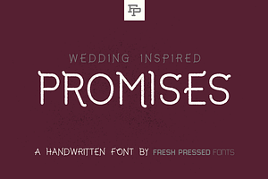 Promises Display Font