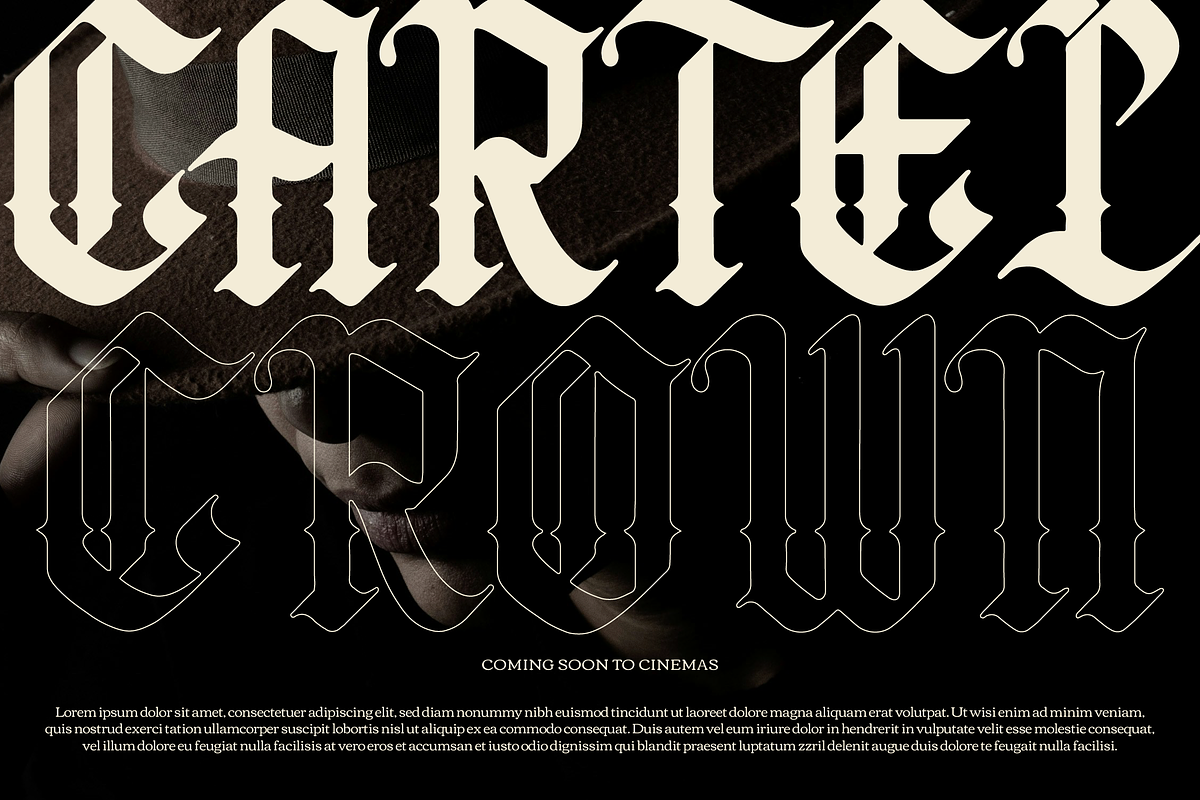 Bellanork | Blackletter Typeface, a Font by Denustudios (Photo 8 of 12)