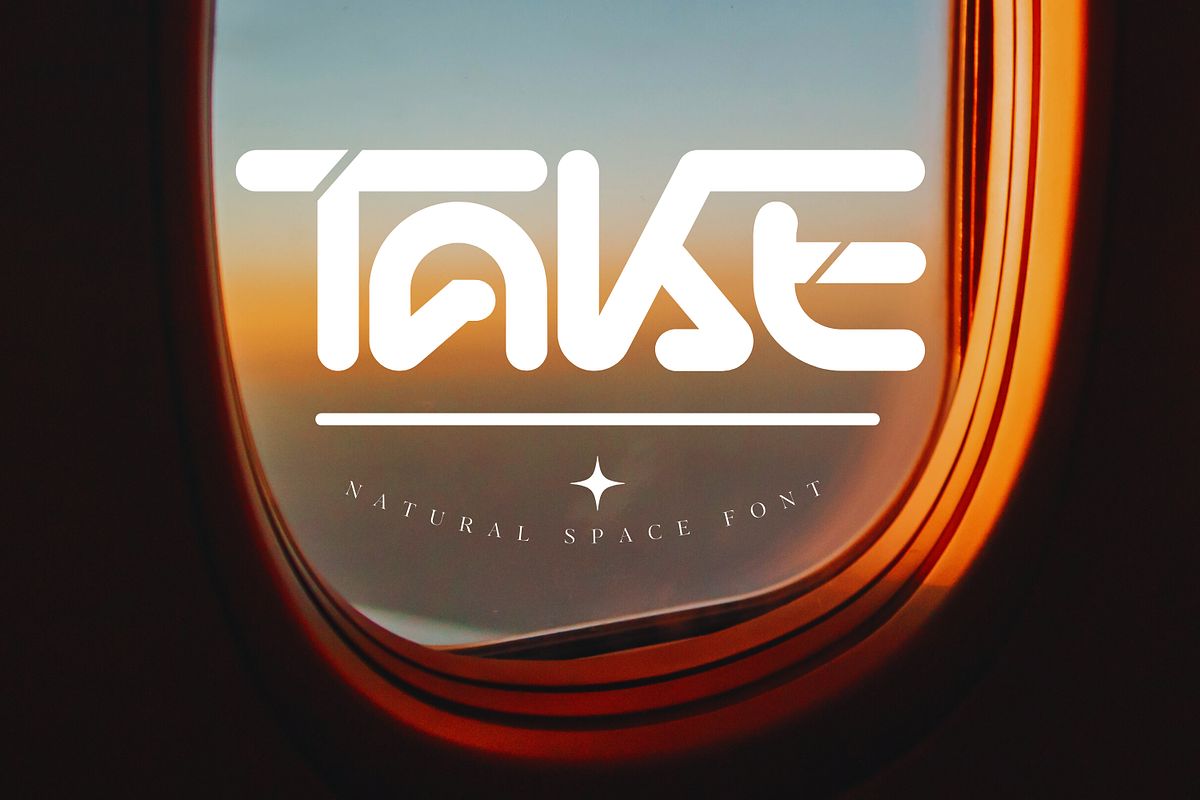 Natural Space - Futuristic Font, a Sans Serif Font by 177Studio (Photo 4 of 8)