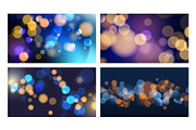 Bokeh Backgrounds Graphics Set, a Background Graphic by Finevector (Thumbnail 6 of 11)