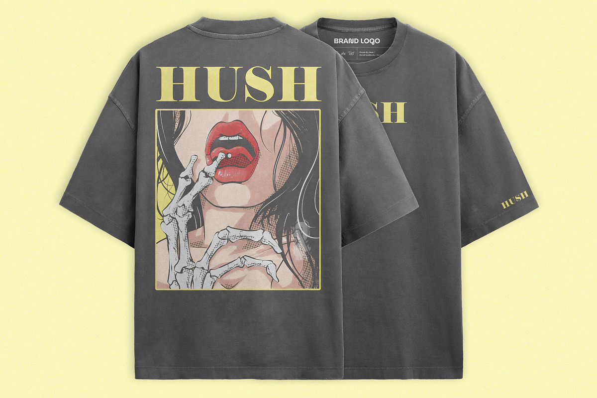 Professional oversize T-Shirt Mockup, a Shirt Mockup by NH graphic (Photo 8 of 11)
