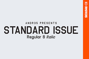 Standard Issue: Vintage Sports Font
