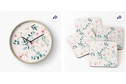 Watercolor Flowers Seamless Pattern, a Pattern Graphic by Dz Akali (Thumbnail 2 of 10)