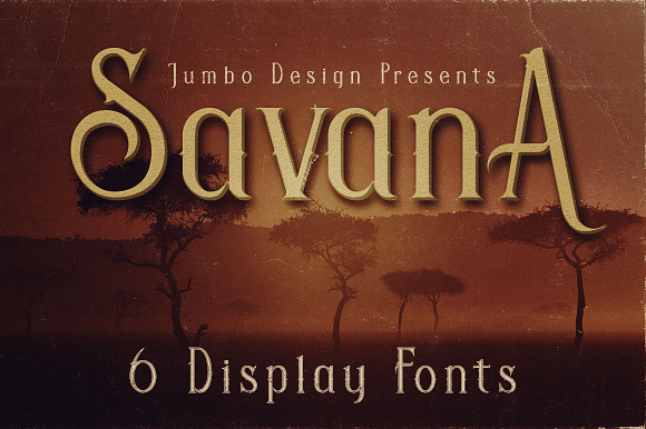 Savana - Display Font preview 7