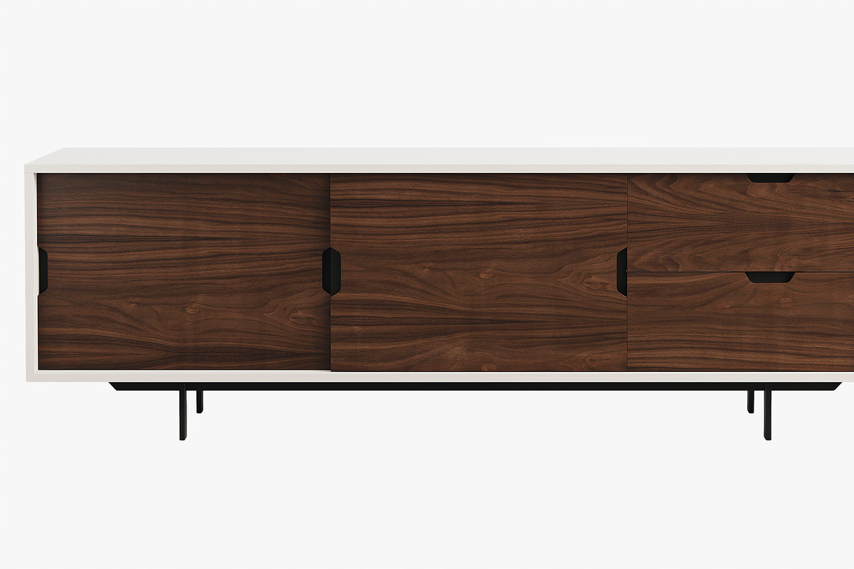 Joybird Oberlin Console Cabinet, a Furniture 3D Model by 3dmitruk (Photo 2 of 14)