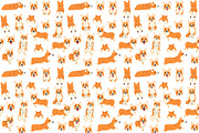 Corgi vector illustration set, an Illustration by faitotoro (Thumbnail 2 of 2)