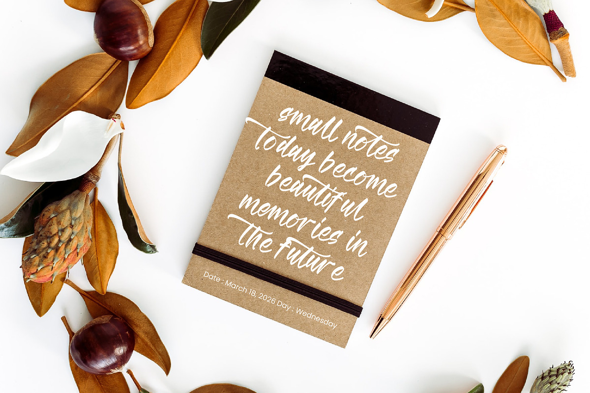 Matchengis Brush Handwritten Font, a Script Font by stylishtype.co (Photo 10 of 20)