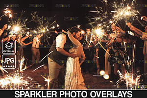 Sparkler Overlay, Photoshop Overlay