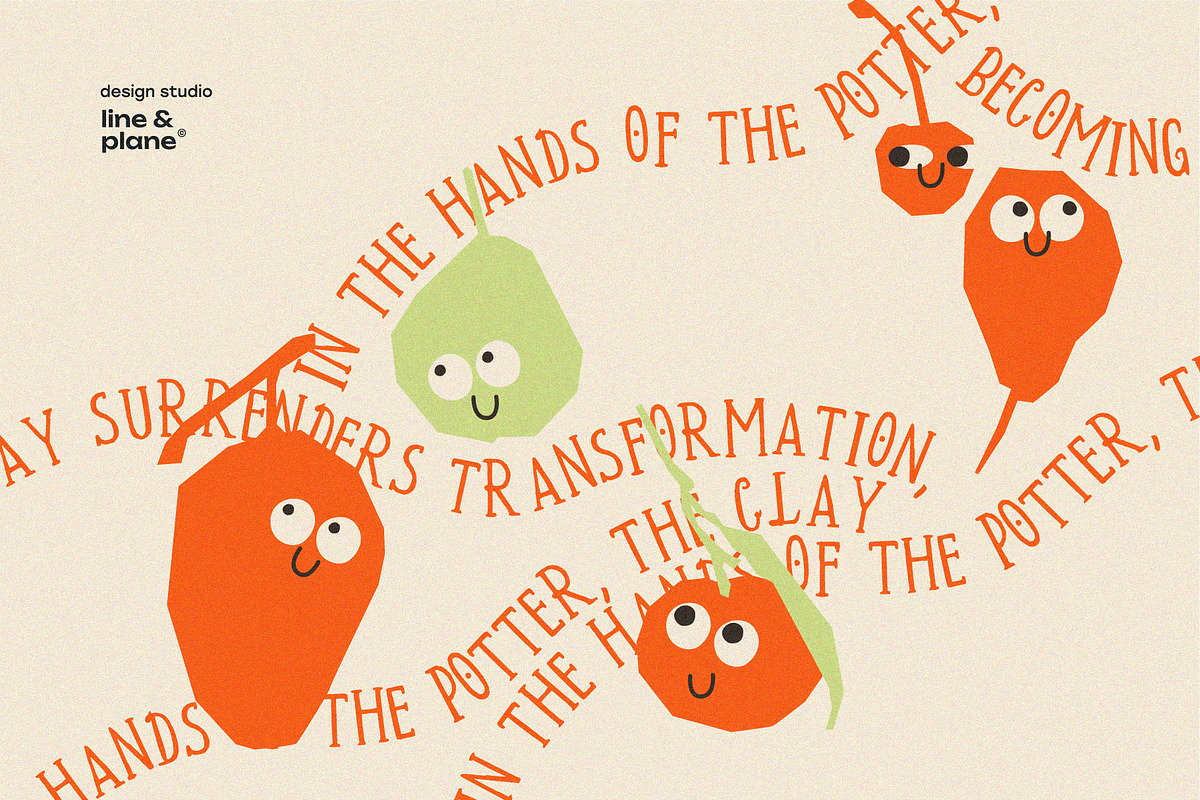 Fruit Buddies - 26 Vector Shapes, an Object Graphic by line & plane (Photo 5 of 9)