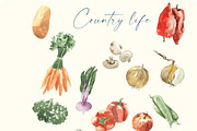 Country life, an Animal Illustration by Love Watercolor Store (Thumbnail 4 of 9)