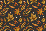 Pumpkins and Leaves Set, an Illustration by Tabiti (Thumbnail 7 of 14)