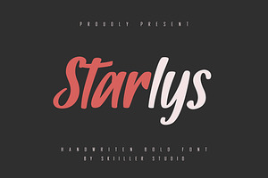 Starlys - Bold Handwritten Font