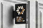 Signboard Vertical Mock-up, an Advertising Mockup by zippypixelstudio (Thumbnail 3 of 14)