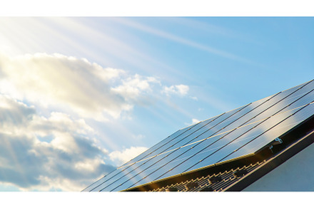 Solar panels on the roof of the, an Industrial Photo by yanadjana