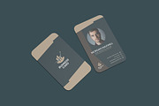 Vertical Business Card Mockup, an Advertising Mockup by YurnalisPerix (Thumbnail 4 of 5)