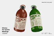 Glossy PET Bottle Mockup, a Cups & Container Mockup by Unerispace (Thumbnail 1 of 3)