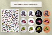 Hand Painted Insect Set, an Education Illustration by The Curio Cabinet (Thumbnail 4 of 7)