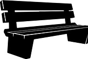 Park Bench Silhouette Vector Bundle, an Illustration by Designs_River (Thumbnail 6 of 16)