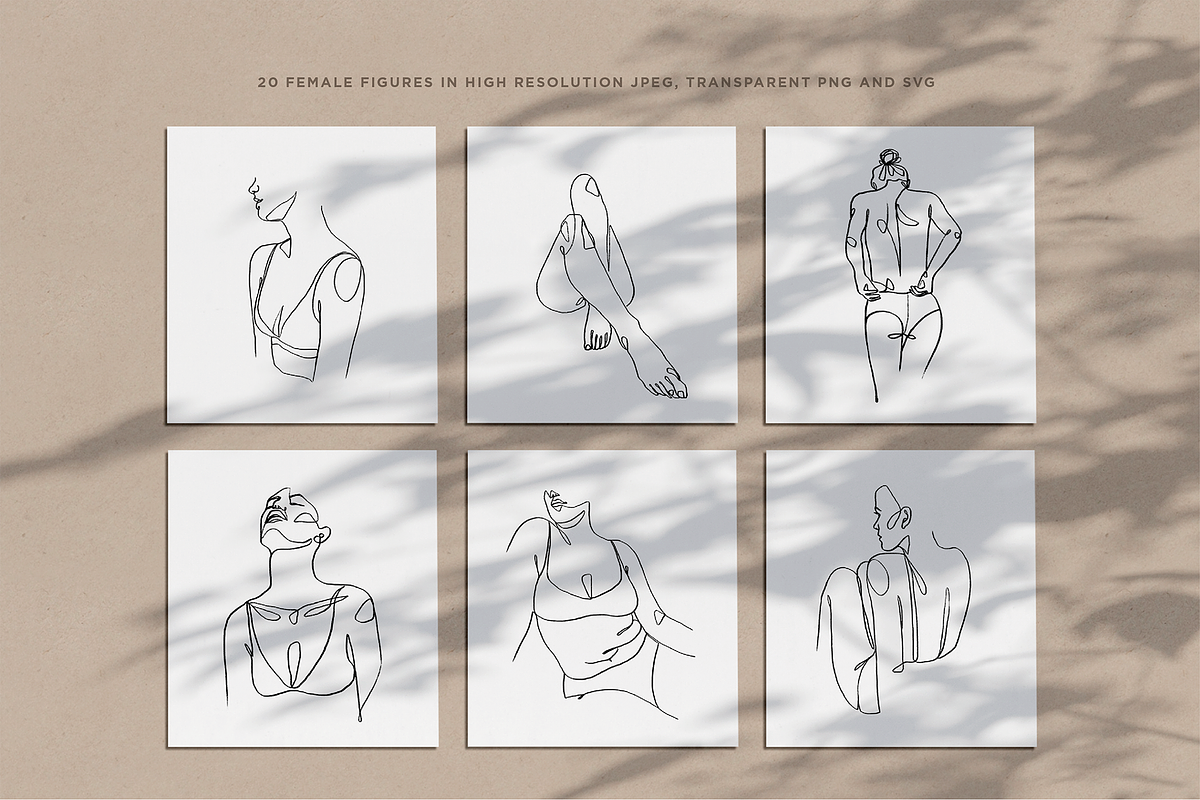 Abstract Female Figure Line Art, a Person Illustration by Rough Edges Supply Co. (Photo 4 of 8)