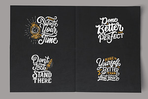 SVG Lettering Motivational Quotes