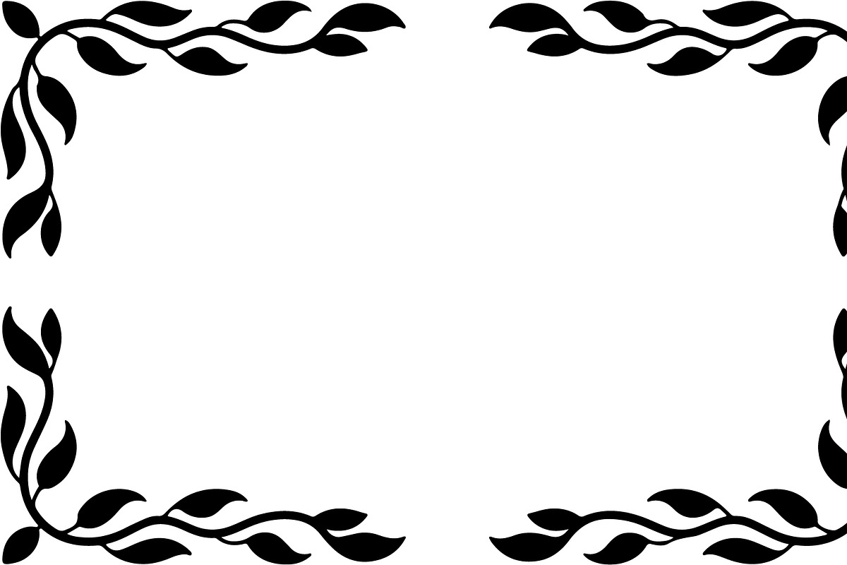 Elegant Decorative Border Frame, a Decorative Illustration by himelgfx (Photo 17 of 21)