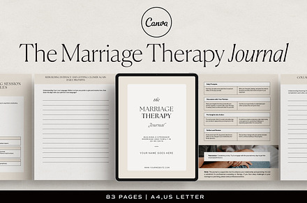 Marriage Therapy Journal Canva