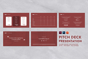 Pitch Deck Powerpoint Presentation