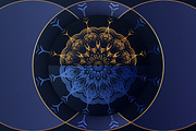 Mandala Oriental Floral art Bundle, a Background Graphic by NJ Himel (Thumbnail 2 of 97)